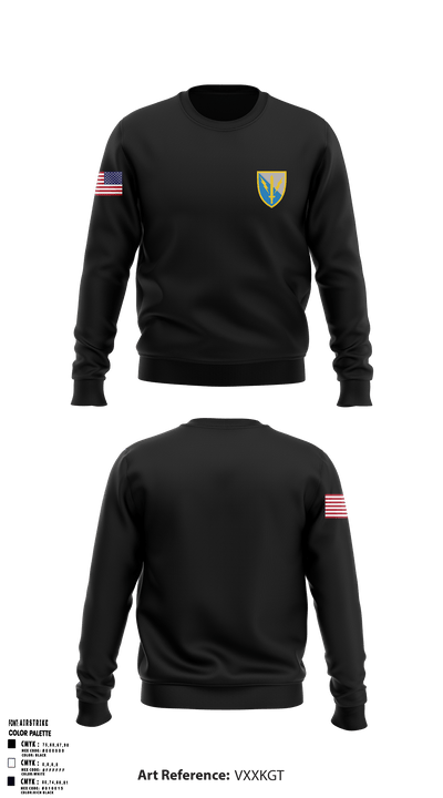 HHC, 201ST E-MIB 52680878 Crew Neck Sweatshirt - 3