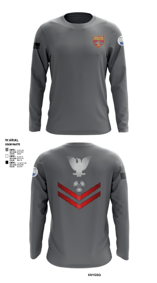 Long Sleeve Performance Shirt, USS COOK FF-1083, Navy, Teamtime, Team time, sublimation, custom sports apparel, team uniforms, spirit wear, spiritwear, sports uniforms, custom shirts, team store, custom team store, fundraiser sports, apparel fundraiser