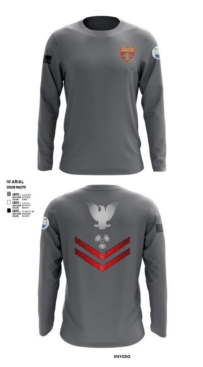USS COOK FF-1083 34128089 Long Sleeve Performance Shirt - 2