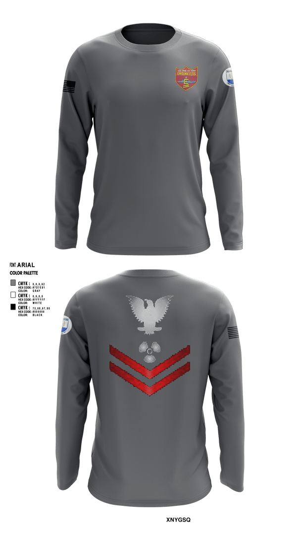 Long Sleeve Performance Shirt, USS COOK FF-1083, Navy, Teamtime, Team time, sublimation, custom sports apparel, team uniforms, spirit wear, spiritwear, sports uniforms, custom shirts, team store, custom team store, fundraiser sports, apparel fundraiser