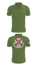 C Co 1-124 Rifle Company 57736053 Short Sleeve Performance Polo - 45