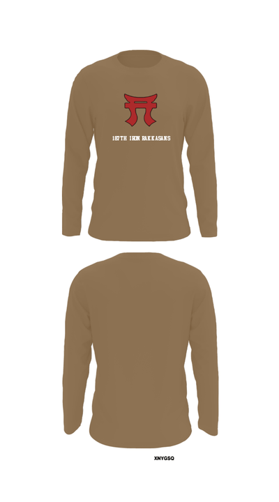 187th Iron Rakkasans 40107465 Long Sleeve Performance Shirt - 12