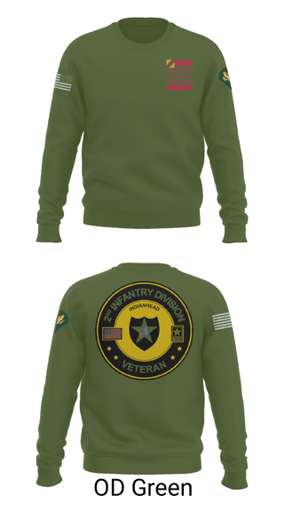 Crew Neck Sweatshirt, 1st Battalion 15th Field Artillery, Army, Teamtime, Team time, sublimation, custom sports apparel, team uniforms, spirit wear, spiritwear, sports uniforms, custom shirts, team store, custom team store, fundraiser sports, apparel fundraiser