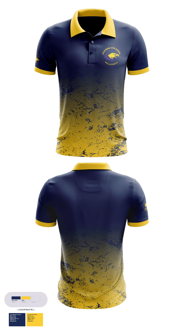 Short Sleeve Performance Polo, California High School Volleyball, Women's Volleyball, Teamtime, Team time, sublimation, custom sports apparel, team uniforms, spirit wear, spiritwear, sports uniforms, custom shirts, team store, custom team store, fundraiser sports, apparel fundraiser