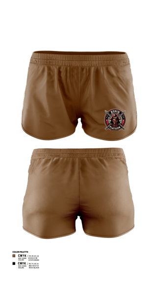 Women's Shorts, 4/3 Cavalry Regiment, Army, Teamtime, Team time, sublimation, custom sports apparel, team uniforms, spirit wear, spiritwear, sports uniforms, custom shirts, team store, custom team store, fundraiser sports, apparel fundraiser