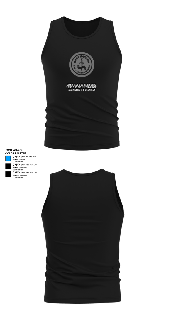 Tank Top, Grey Harbor Executive ProtectionGrey Harbor Executive Protection, , Teamtime, Team time, sublimation, custom sports apparel, team uniforms, spirit wear, spiritwear, sports uniforms, custom shirts, team store, custom team store, fundraiser sports, apparel fundraiser
