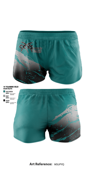 Copper Cities Youth Sports 81576985 Women's Shorts - 1
