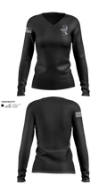 HSC-28 24989538 Women's Long Sleeve V-neck Shirt - 40