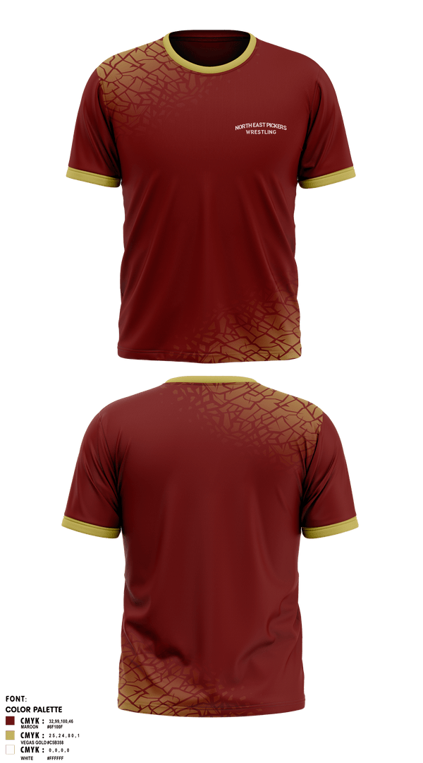 Short Sleeve Rash Guard Shirt, North East Pickers, Wrestling, Teamtime, Team time, sublimation, custom sports apparel, team uniforms, spirit wear, spiritwear, sports uniforms, custom shirts, team store, custom team store, fundraiser sports, apparel fundraiser