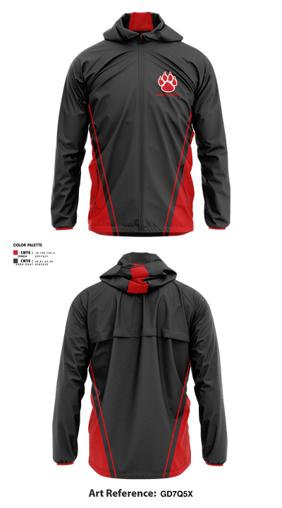 Wilson/EC Wildcats 88486955 Windbreaker - 1