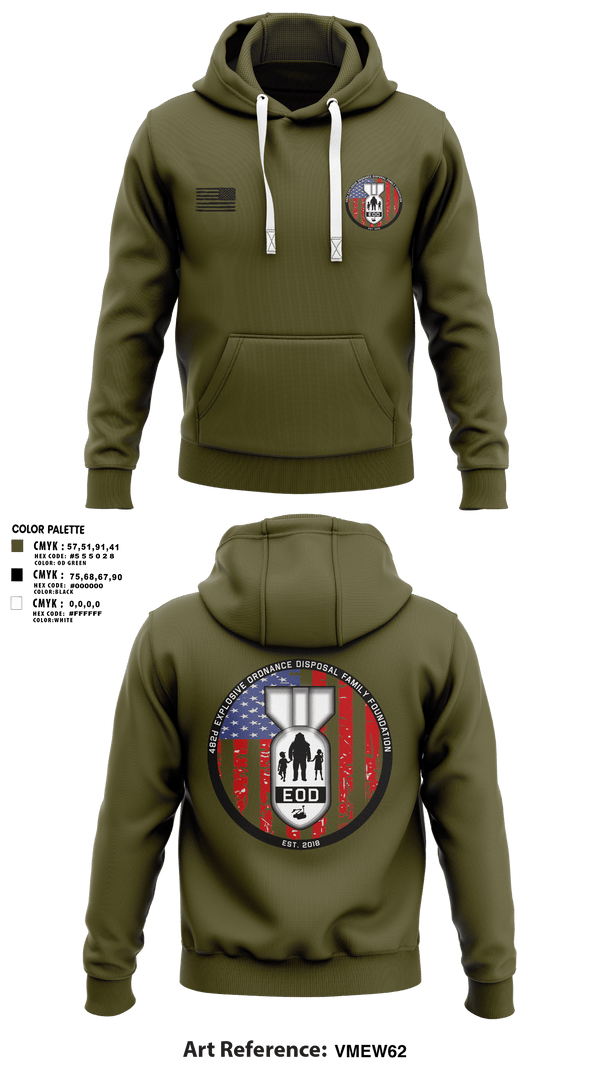 Hoodie, 482nd EOD, Air Force, Teamtime, Team time, sublimation, custom sports apparel, team uniforms, spirit wear, spiritwear, sports uniforms, custom shirts, team store, custom team store, fundraiser sports, apparel fundraiser