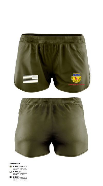 Alpha BTRY 2/138th FA 84014015 Women's Shorts - 103