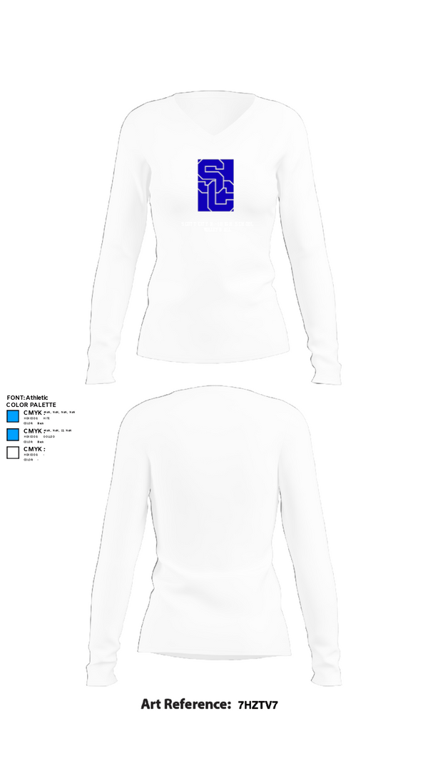 Women's Long Sleeve Vneck Shirt, Scott City R-1 High School Volleyball, Women's Volleyball, Teamtime, Team time, sublimation, custom sports apparel, team uniforms, spirit wear, spiritwear, sports uniforms, custom shirts, team store, custom team store, fundraiser sports, apparel fundraiser