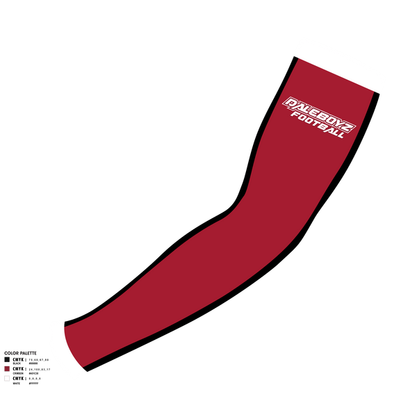 Arm Sleeve, Daleboyz, Football, Teamtime, Team time, sublimation, custom sports apparel, team uniforms, spirit wear, spiritwear, sports uniforms, custom shirts, team store, custom team store, fundraiser sports, apparel fundraiser