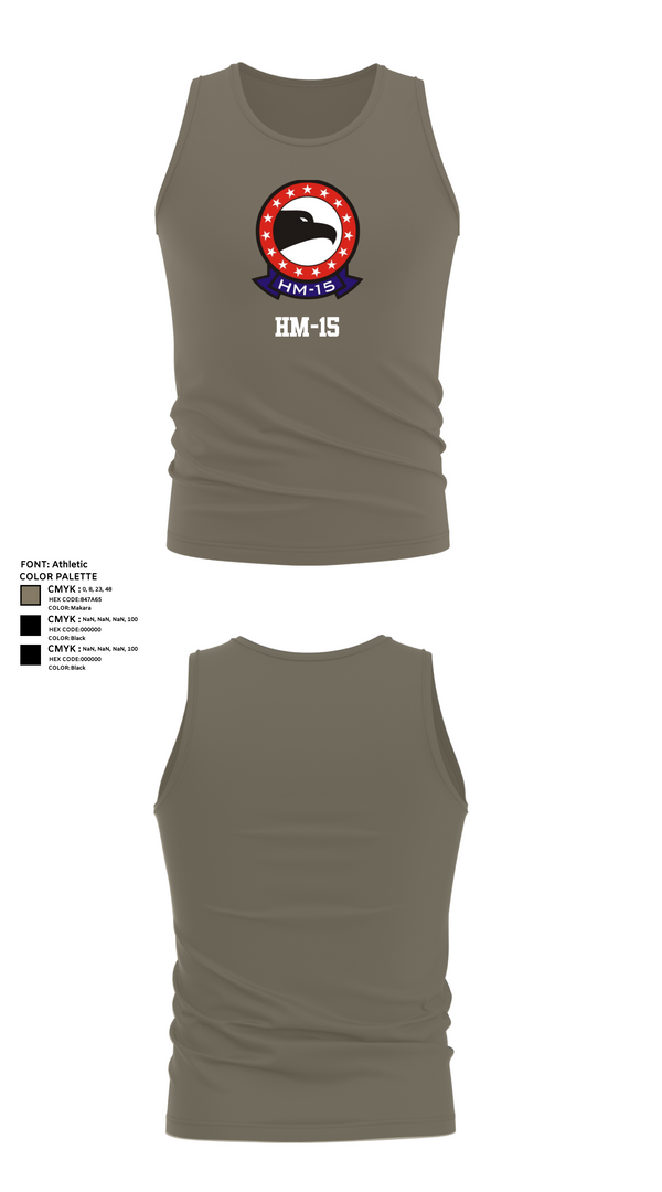Tank Top, HM-15, Navy, Teamtime, Team time, sublimation, custom sports apparel, team uniforms, spirit wear, spiritwear, sports uniforms, custom shirts, team store, custom team store, fundraiser sports, apparel fundraiser