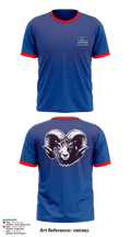 Greene Central Rams 3698079 Short Sleeve Performance Shirt - 1