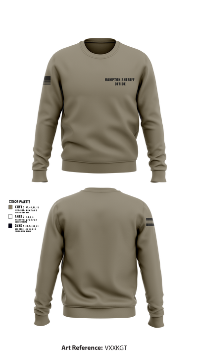 Hampton sheriff office 11195878 Crew Neck Sweatshirt - 2