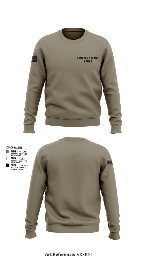 Crew Neck Sweatshirt, Hampton sheriff office, , Teamtime, Team time, sublimation, custom sports apparel, team uniforms, spirit wear, spiritwear, sports uniforms, custom shirts, team store, custom team store, fundraiser sports, apparel fundraiser