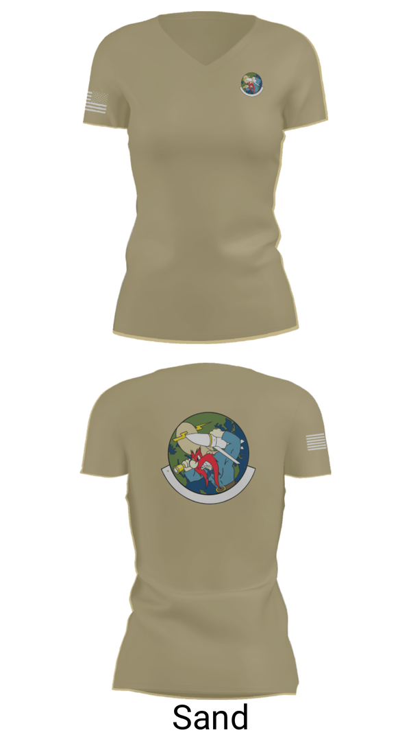 Women's Short Sleeve Vneck Shirt, 20th Intelligence Squadron, Air Force, Teamtime, Team time, sublimation, custom sports apparel, team uniforms, spirit wear, spiritwear, sports uniforms, custom shirts, team store, custom team store, fundraiser sports, apparel fundraiser