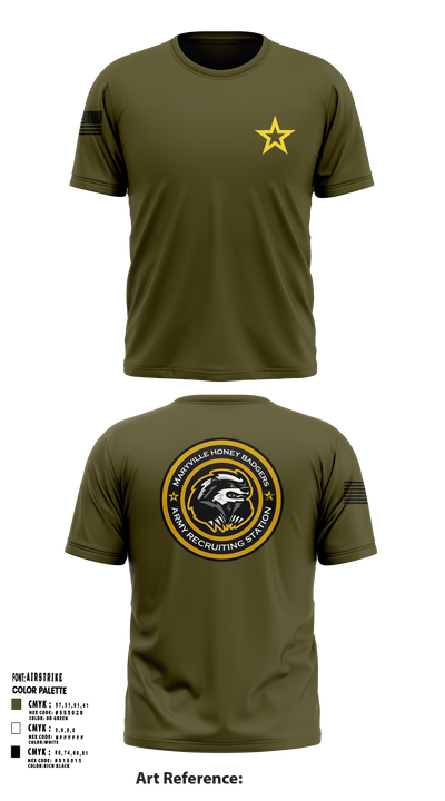 Maryville Honeybadger 60960842 Short Sleeve Performance Shirt - 24