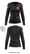 66 Transportation Company 52300431 Women's Long Sleeve V-neck Shirt - 3