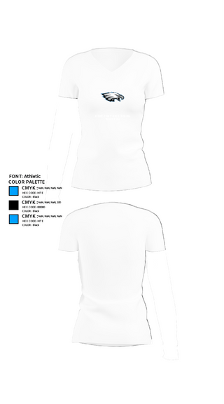 Women's Short Sleeve Vneck Shirt, Rocky Point High School Volleyball, Men's Volleyball, Teamtime, Team time, sublimation, custom sports apparel, team uniforms, spirit wear, spiritwear, sports uniforms, custom shirts, team store, custom team store, fundraiser sports, apparel fundraiser