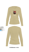 CLB 12 6808252 Women's Long Sleeve V-neck Shirt - 82