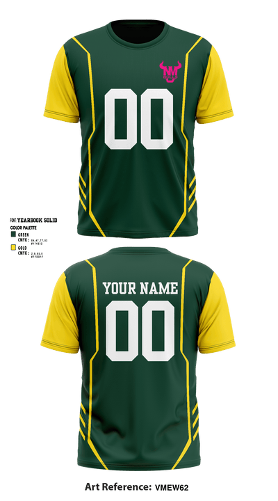New Milford Bulls Football And Cheerleading 19489077 Short Sleeve Performance Shirt - 4