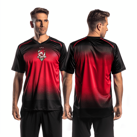 Short Sleeve Performance Shirt, JC United, Men's Soccer, Teamtime, Team time, sublimation, custom sports apparel, team uniforms, spirit wear, spiritwear, sports uniforms, custom shirts, team store, custom team store, fundraiser sports, apparel fundraiser
