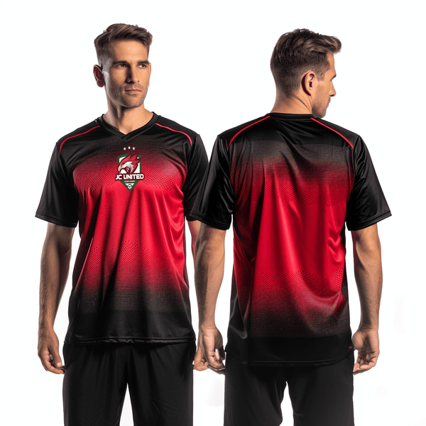 Short Sleeve Performance Shirt, JC United, Men's Soccer, Teamtime, Team time, sublimation, custom sports apparel, team uniforms, spirit wear, spiritwear, sports uniforms, custom shirts, team store, custom team store, fundraiser sports, apparel fundraiser