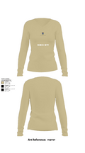 SCMIC MTT 31466720 Women's Long Sleeve V-neck Shirt - 82