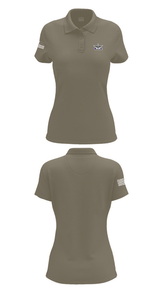 Women's Short Sleeve Performance Polo, HCS 935th Aviation support battalion, , Teamtime, Team time, sublimation, custom sports apparel, team uniforms, spirit wear, spiritwear, sports uniforms, custom shirts, team store, custom team store, fundraiser sports, apparel fundraiser