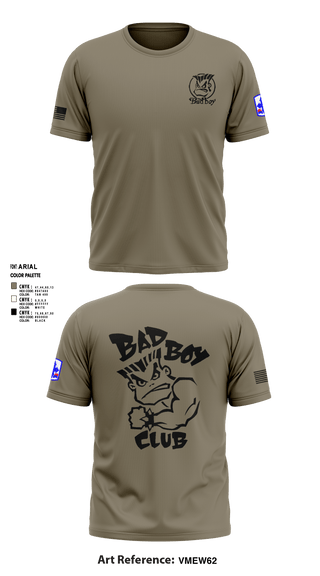 Short Sleeve Performance Shirt, 3rd PLT Bad Boys, Army, Teamtime, Team time, sublimation, custom sports apparel, team uniforms, spirit wear, spiritwear, sports uniforms, custom shirts, team store, custom team store, fundraiser sports, apparel fundraiser