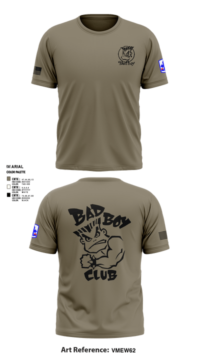 3rd PLT Bad Boys 51612631 Short Sleeve Performance Shirt - 1