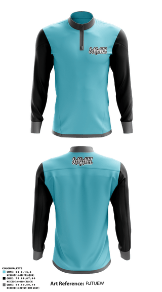 Quarter Zip Jacket, SAGAZZ, Baseball, Teamtime, Team time, sublimation, custom sports apparel, team uniforms, spirit wear, spiritwear, sports uniforms, custom shirts, team store, custom team store, fundraiser sports, apparel fundraiser