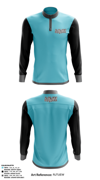 SAGAZZ 72853678 Quarter Zip Jacket - 1