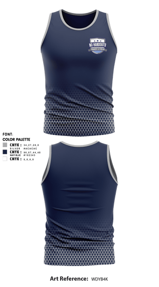 Tank Top, No Handouts Track & Field, Track & Field, Teamtime, Team time, sublimation, custom sports apparel, team uniforms, spirit wear, spiritwear, sports uniforms, custom shirts, team store, custom team store, fundraiser sports, apparel fundraiser