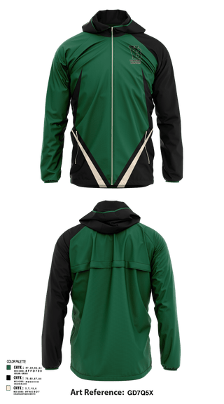 Windbreaker, Van Buren Pointers, Football, Teamtime, Team time, sublimation, custom sports apparel, team uniforms, spirit wear, spiritwear, sports uniforms, custom shirts, team store, custom team store, fundraiser sports, apparel fundraiser