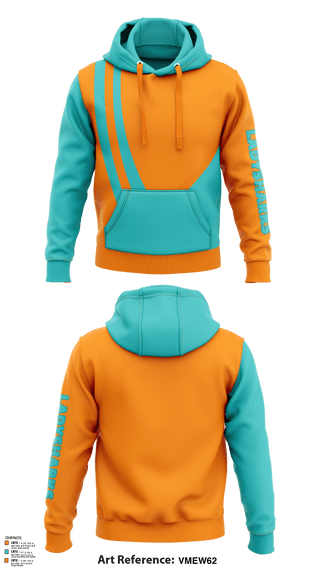 Hoodie, LadySharks, Women's Volleyball, Teamtime, Team time, sublimation, custom sports apparel, team uniforms, spirit wear, spiritwear, sports uniforms, custom shirts, team store, custom team store, fundraiser sports, apparel fundraiser