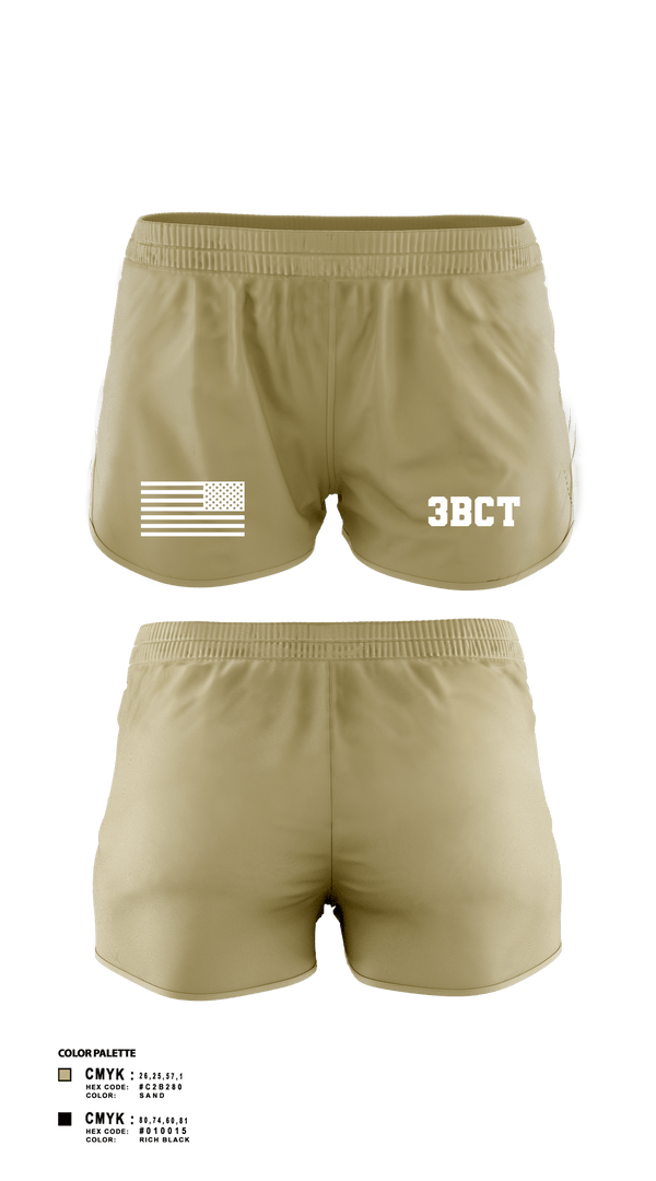 Women's Shorts, S2 HHC 3BCT, Army, Teamtime, Team time, sublimation, custom sports apparel, team uniforms, spirit wear, spiritwear, sports uniforms, custom shirts, team store, custom team store, fundraiser sports, apparel fundraiser