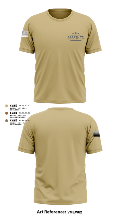 2668th TC 86301834 Short Sleeve Performance Shirt - 1