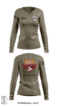 Fort Bliss DENTAC 45605501 Women's Long Sleeve V-neck Shirt - 32