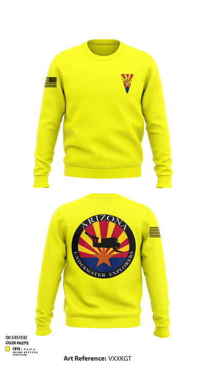 Arizona Underwater Explorers 16457471 Crew Neck Sweatshirt - 43