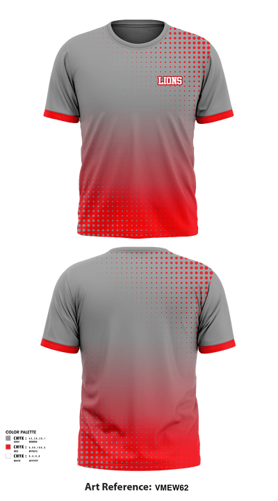TMG Lions 97814244 Short Sleeve Performance Shirt - 2