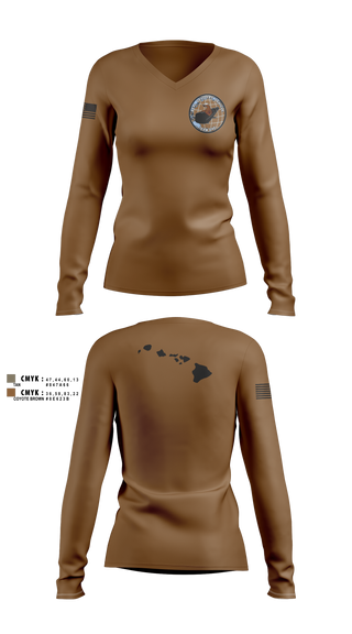 Women's Long Sleeve Vneck Shirt, SDVT1, Navy, Teamtime, Team time, sublimation, custom sports apparel, team uniforms, spirit wear, spiritwear, sports uniforms, custom shirts, team store, custom team store, fundraiser sports, apparel fundraiser