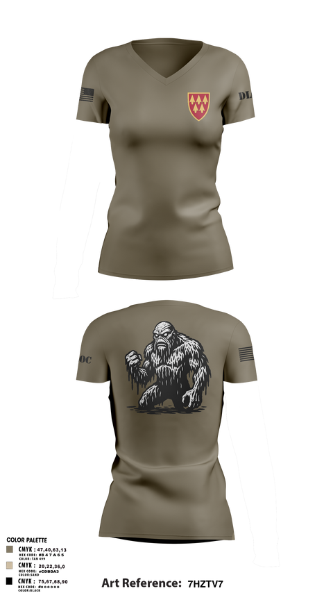 Women's Short Sleeve Vneck Shirt, DLOC, , Teamtime, Team time, sublimation, custom sports apparel, team uniforms, spirit wear, spiritwear, sports uniforms, custom shirts, team store, custom team store, fundraiser sports, apparel fundraiser