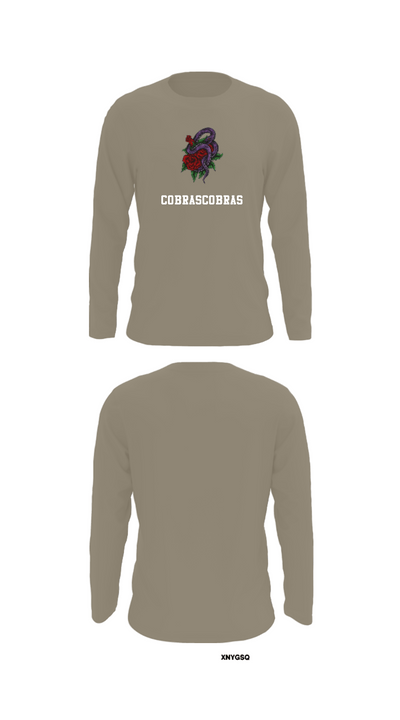 Red WarriorsCobras 84767379 Long Sleeve Performance Shirt - 29