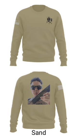 Crew Neck Sweatshirt, 374TH CECI, Army, Teamtime, Team time, sublimation, custom sports apparel, team uniforms, spirit wear, spiritwear, sports uniforms, custom shirts, team store, custom team store, fundraiser sports, apparel fundraiser