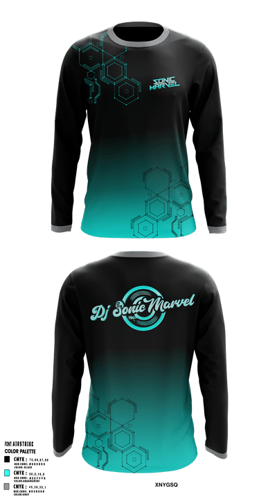 DJ Sonic MarvelDJ Sonic Marvel 49392469 Long Sleeve Performance Shirt - 7
