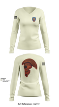HHC, 311th (T)SC 14853900 Women's Long Sleeve V-neck Shirt - 103